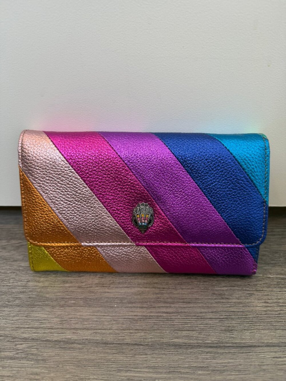 Kurt Geiger London Stripe Clutch